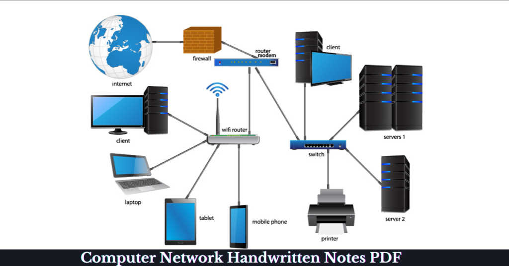 Computer Network Handwritten Notes PDF